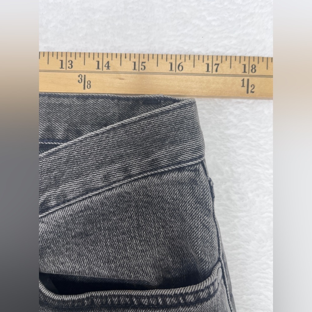 John Varvatos Men’s Sz 32 Gray Distressed Jeans Rocker Edgy Straight Leg Skull - Picture 11 of 11